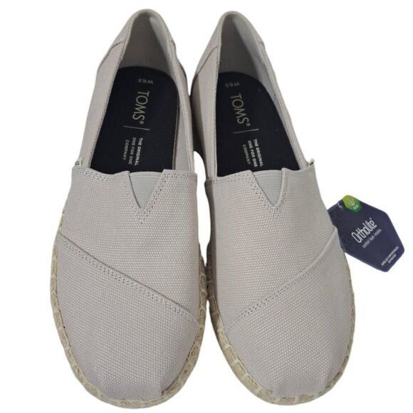 Toms Women's Sand Canvas Platform Espadrille Summer Vacation Resort Travel  6.5 - Picture 1 of 9